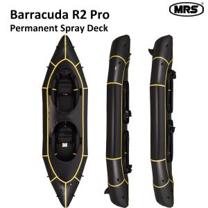 タンデム パックラフト MRS インフレータブルボート 軽量 ボート バラクーダR2プロ スプレイデッキ 固定 Barracuda R2 Pro スピード 本格的 2人用｜packraft