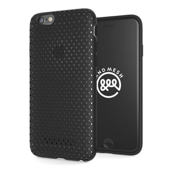 AndMesh iPhone 6s ケース メッシュケース ブラック 耐衝撃