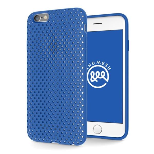 AndMesh iPhone 6s ケース メッシュケース ブルー 耐衝撃