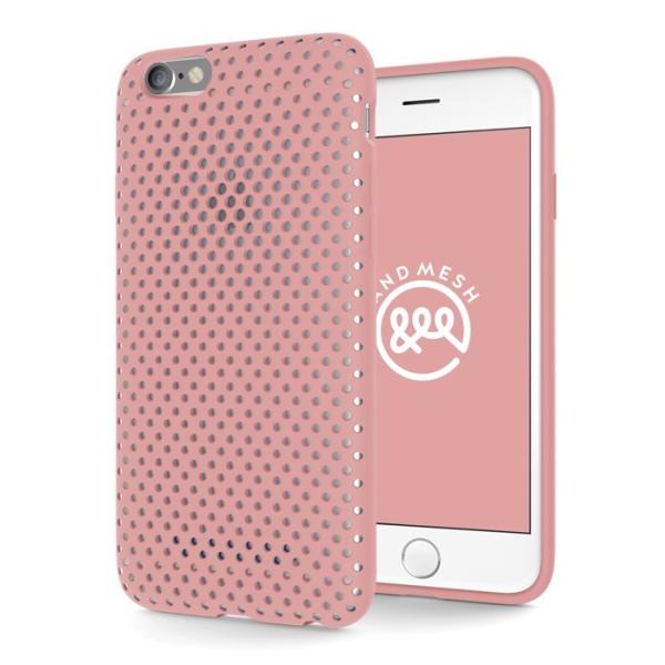 AndMesh iPhone 6s ケース メッシュケース ピンク 耐衝撃