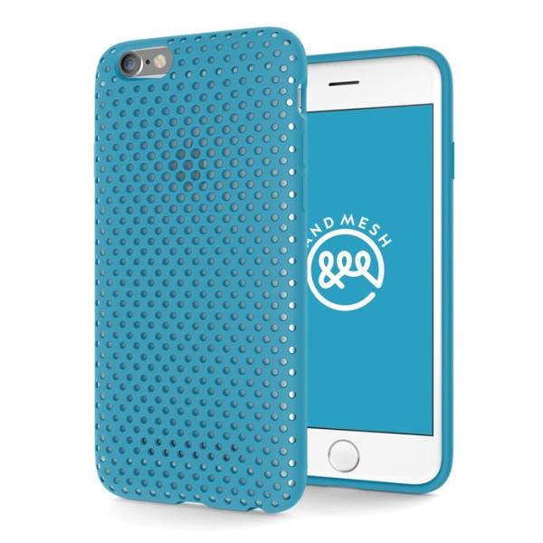 AndMesh iPhone 6s ケース メッシュケース ターコイズ 耐衝撃