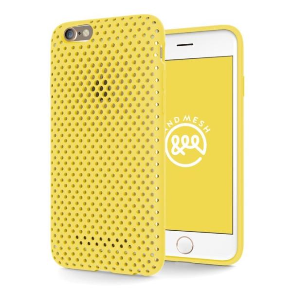 AndMesh iPhone 6s ケース メッシュケース イエロー 耐衝撃