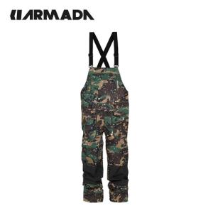 アルマダ ARMADA スキーパンツ エモンズ ビブ Emmons 3L Bib (Splatter Camo) R00440070｜paddle-club