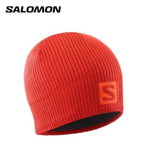 サロモン SALOMON ビーニー ロゴ　LOGO (SAMBA/FIERY RED) LC1848...