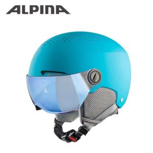 ALPINA 子供用スキースノーボードバイザーヘルメット ダイヤル式サイズ調整 ZUPO VISOR 51-55 cm