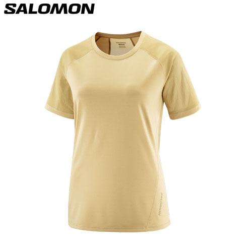 SALOMON OUTLINE TEE W (ST)：LC2029900[23ss] サロモン