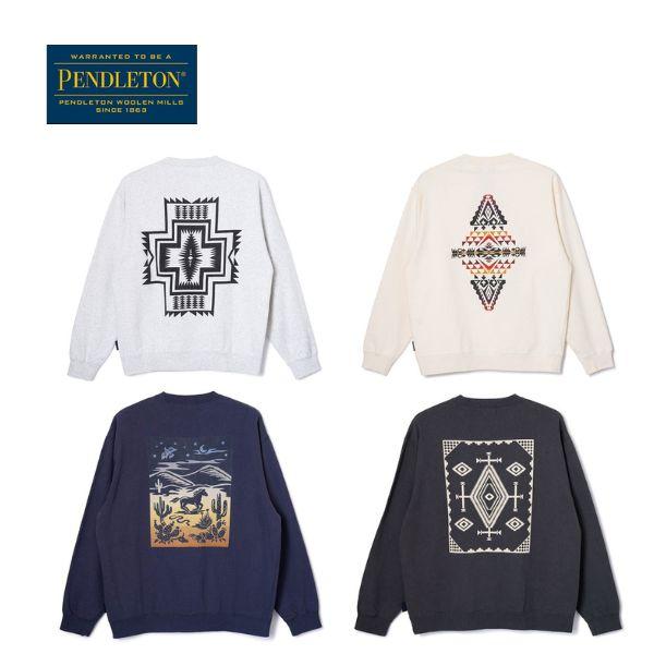 ペンドルトン PENDLETON ロングスリーブ バックプリント スウェット L/S Back Pr...