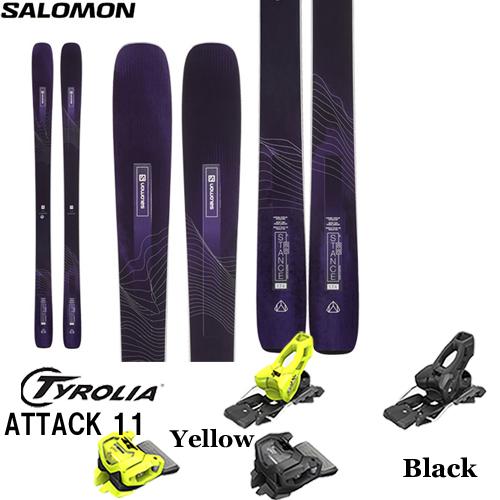 旧モデル スキー板 サロモン SALOMON 22-23 STANCE W 88 金具付き2点セット...
