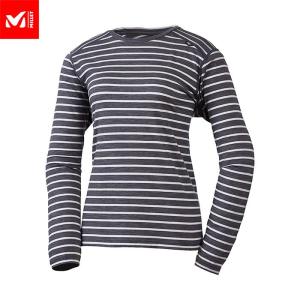 Millet ミレー Wool Border T Shirt Ls W ss ロンｔ レディース 長袖 吸汗速乾