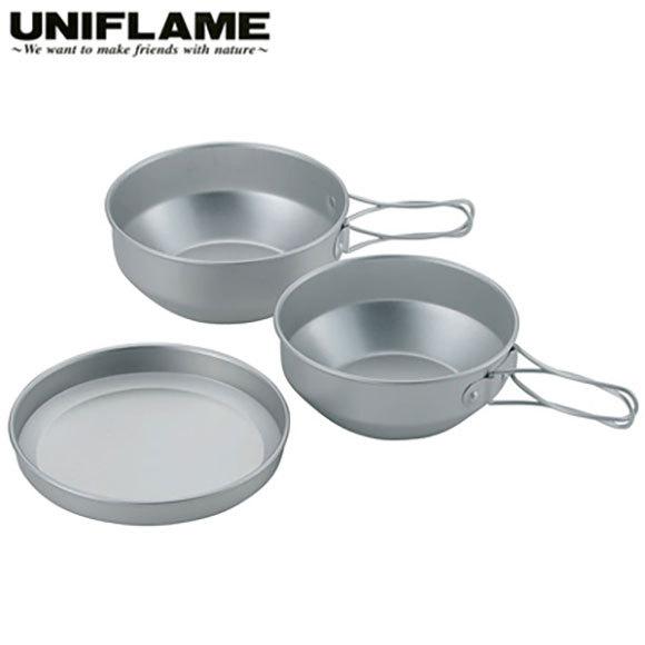 ユニフレーム UNIFLAME アルミ食器ケースセット3 調理器具 テーブルウェア キャンプ 667...