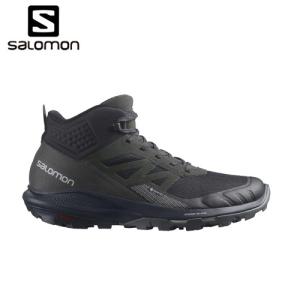 サロモン SALOMON アウトパルス OUTPULSE MID GORE-TEX メンズ (BLACK/EBONY/V.ICE) ゴアテックス L41588800｜paddle-club