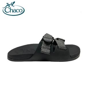 チャコ Chaco サンダル メンズ チロス スライド CHILLOS SLIDE (FRET BLACK) 12366155｜paddle-club