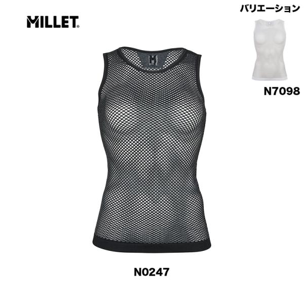 【24春夏】ミレー MILLET DRYNAMIC MESH NS CREW W ドライナミック メ...