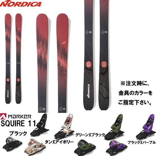 NORDICA 23-24 SANTA ANA UNLIMITED 88 スキー板と金具2点セット(...
