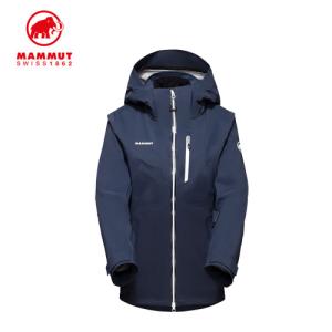 マムート MAMMUT ジャケット レディース ストーニーStoney HS Jacket Women (marine-white) 1010-29520｜paddle-sa