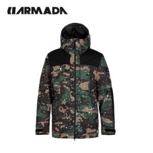 アルマダ ARMADA スキージャケット Bergs Insulated Jacket (Splatter Camo) R00526020｜paddle-sa