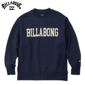 ビラボン BILLABONG スウェット カレッジロゴ COLLEGE LOGO (NAVY) BC012006｜paddle-sa