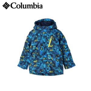 コロンビア columbia ジュニア ウィリーバード II インターチェンジジャケット ライナー 3way (433 / Bright Indigo Kaleidoscope) WB1036｜paddle-sa