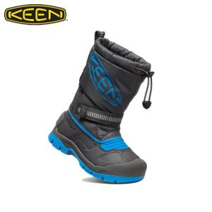 キーン KEEN ジュニア キッズ スノー トロール ウォータープルーフ SNOW TROLL WP (Magnet/Blue Aster) 1026758｜paddle-sa