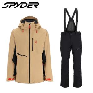 スノーウェア 上下セットスパイダー SPYDER アヴィッド AVID JKT + DARE PANTS (TNN BLK/BLK) 中綿｜paddle-sa