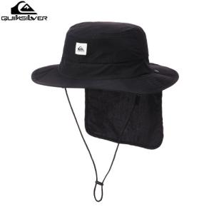 QUIKSILVER クイックシルバー UV WATER HAT UVウォーター ハット ハット マリンスポーツ アウトドア (BLK)：QSA231715｜paddle-sa