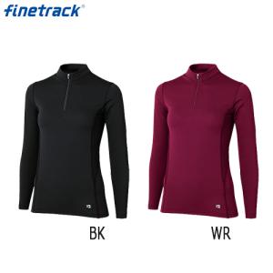 finetrack ファイントラック Women's メリノスピンサーモジップネック：FUW0622｜paddle-sa