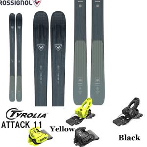 【旧モデルスキー板 ビンディングセット】ロシニョール ROSSIGNOL SENDER 94 TI 金具付き2点セット(TYROLIA ATTACK 11 GW)｜paddle-sa