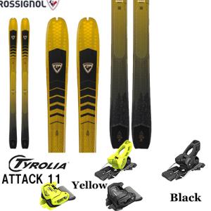 【旧モデルスキー板 ビンディングセット】ロシニョール ROSSIGNOL ESCAPER 87 NANO 金具付き2点セット(TYROLIA ATTACK 11 GW)｜paddle-sa