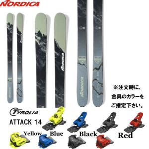 【旧モデルスキー板 ビンディングセット】ノルディカ NORDICA ENFORCER UNLIMITED 88 スキーと金具2点セット(TYROLIA ATTACK 14 GW)｜paddle-sa