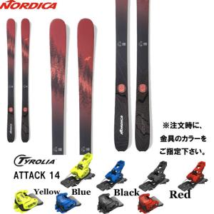 【旧モデルスキー板 ビンディングセット】ノルディカ NORDICA SANTA ANA UNLIMITED 88 スキーと金具2点セット(TYROLIA ATTACK 14 GW)｜paddle-sa