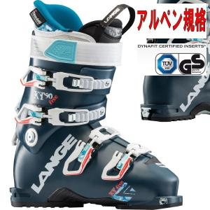 送料無料【LANGE】XT 90 レディーススキーブーツ 23cm LANGE（ラング） レディース スキーブーツ 17-18 XT 90 W ELECT.BLUE