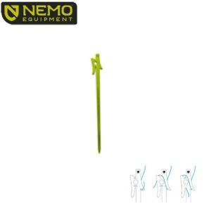 ニーモ NEMO エアピン UL ステーク AIRPIN ULTRALIGHT STAKE (4本セット) アウトドア テント ペグ NM-AC-APS｜paddle-sa