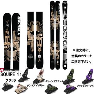 【旧モデルスキー板 ビンディングセット】アルマダ ARMADA イードロ EDOLLO スキーと金具2点セット(MARKER SQUIRE 11)｜paddle-sa