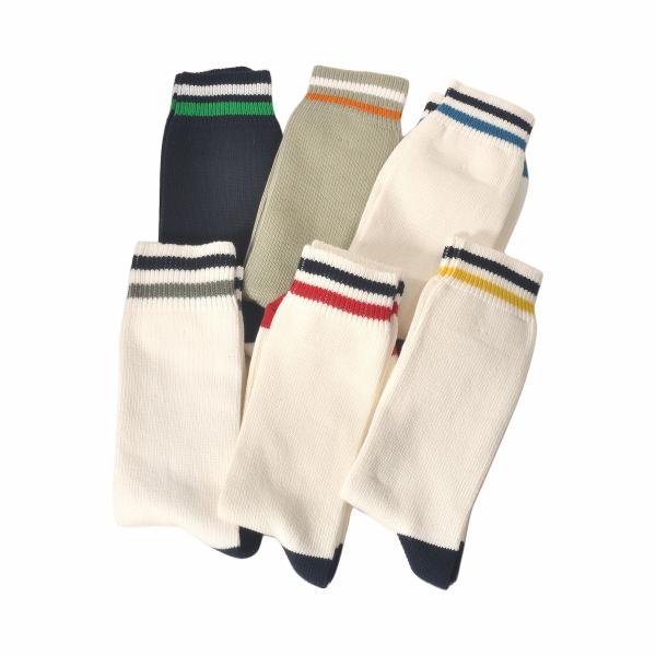 DEMOCRATIQUE SOCKS デモクラティックソックス クルーソックス靴下 RELAX TW...