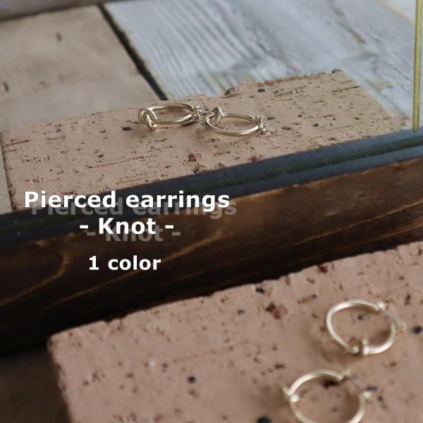 THE RING DESIGN FACTORY Knot Pierced earrings ノット(...