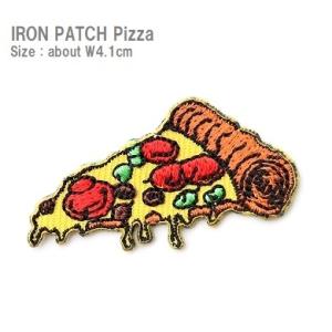 ワッペン ピザ PIZZA 最大横幅4.1cm前...の商品画像