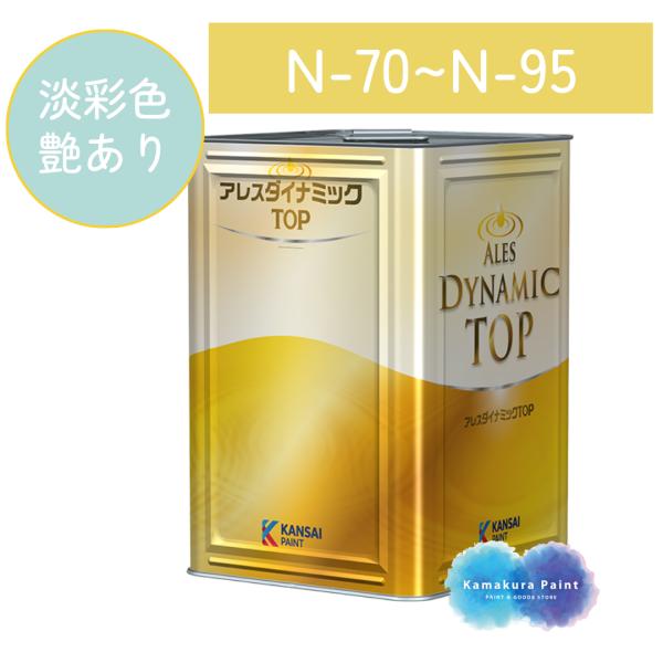 アレスダイナミックトップ 15kg  日塗工色 （淡彩 N-70〜N-95） 艶有 関西ペイント 関...