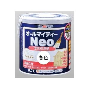 アトム オールマイティーネオ（水性多用途用） 各色 ０．７Ｌ缶/１液 水性 屋内外 艶有り アトムハウスペイント｜paint-lucky