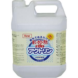 アクトリン 4L/１液 殺菌 木部 あく洗い カビの除去 染み