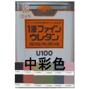 ニッペ 1液ファインフッソUV 標準色 ND色（淡彩） 艶有り 15Kg缶/1