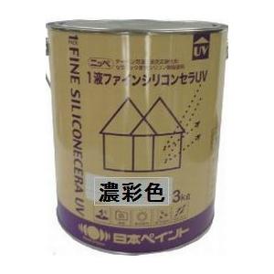 ニッペ 1液ファインフッソUV 標準色 ND色（淡彩） 艶有り 15Kg缶/1