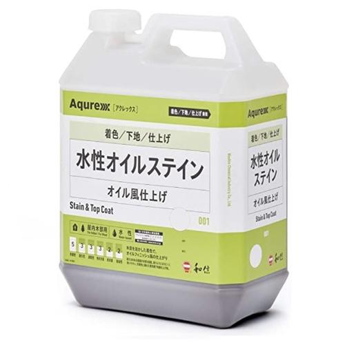 アクレックス水性オイルステイン 水系顔料着色剤 屋内木部用 OS-11 クリヤー 3.5Kg 【和信...