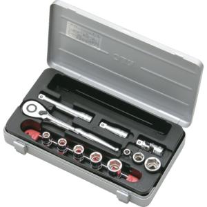 TONE ソケットレンチセット 6角タイプ 差込角6．35mm 25点