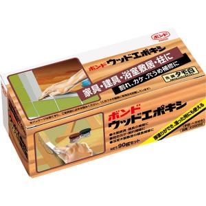 ウッドエポキシ　タモ白 90gセット(箱)1箱(5個) #26056【コニシ】