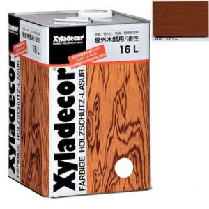 キシラデコール ＃105カスタニ 16L 注ぎ口(ベロ付き)【大阪ガスケミカル株式会社】油性 木部 ...