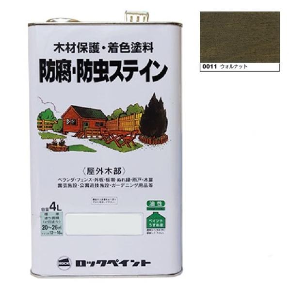 キシラデコール同等品　ナフタデコール 防腐・防虫ステイン　4Ｌ　ウォルナット(H85-0011)【ロ...