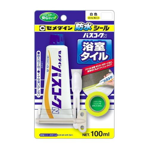 バスコークN　P100ml　白色（ブリスター）　1箱（10本）　HJ-153【セメダイン】