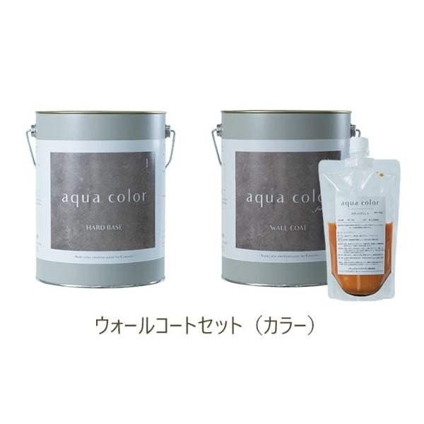 アクアカラーfor wall　ウォールコートカラーセット　テラコッタ　8.235kgセット　【アシュ...