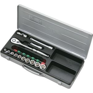 トネ(TONE) ソケットレンチセット S2187C 差込角6.35mm TONE ソケットレンチセット 6角タイプ 差込角6.35mm 25点セット