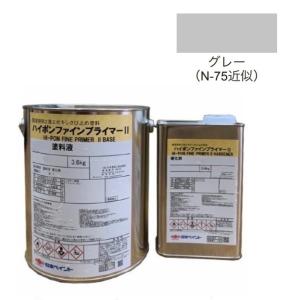 ハイポンファインプライマーII　4kgセット　グレー【日本ペイント】